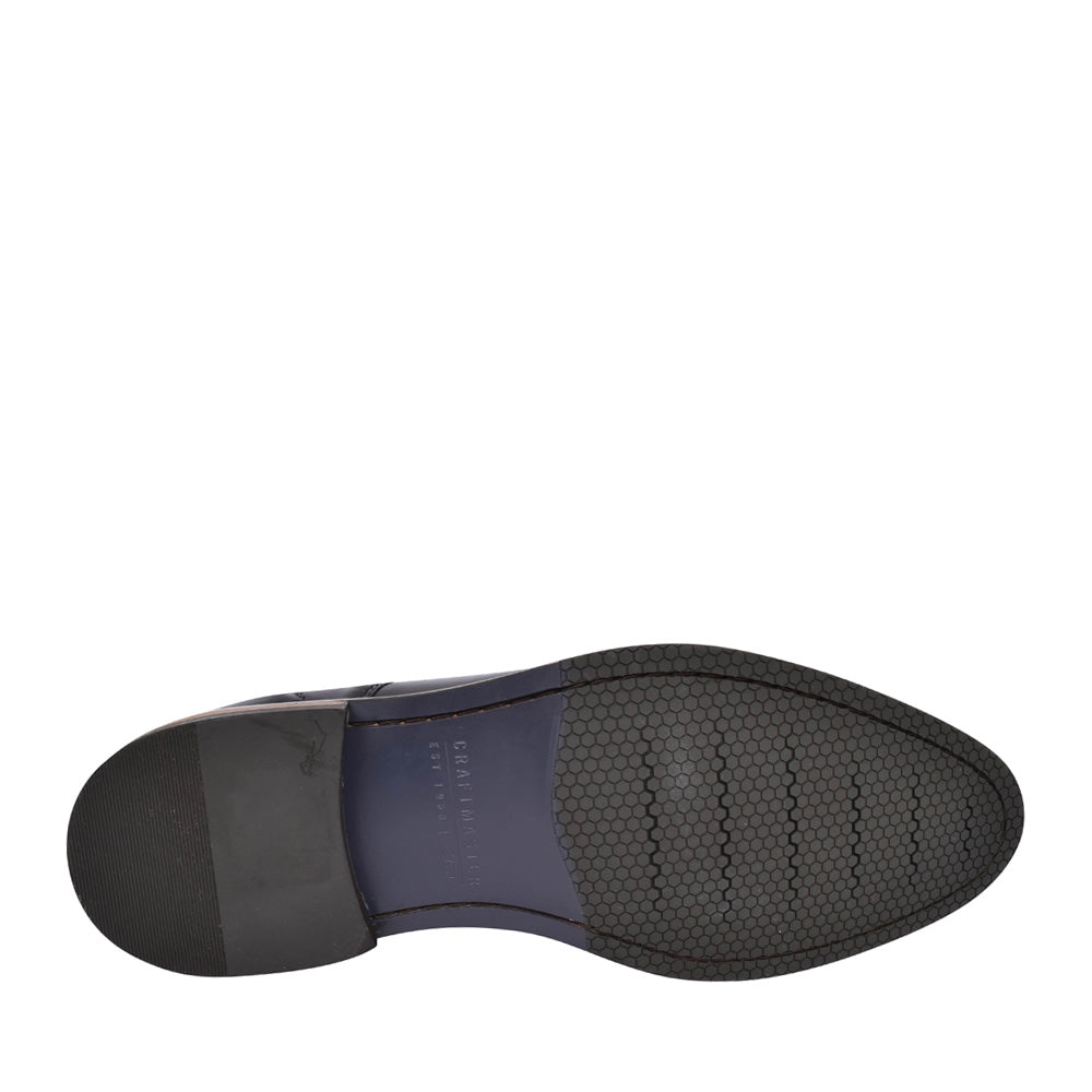 Mens Craft Arlo Lace Leather G-fit Laced Shoe In Navy