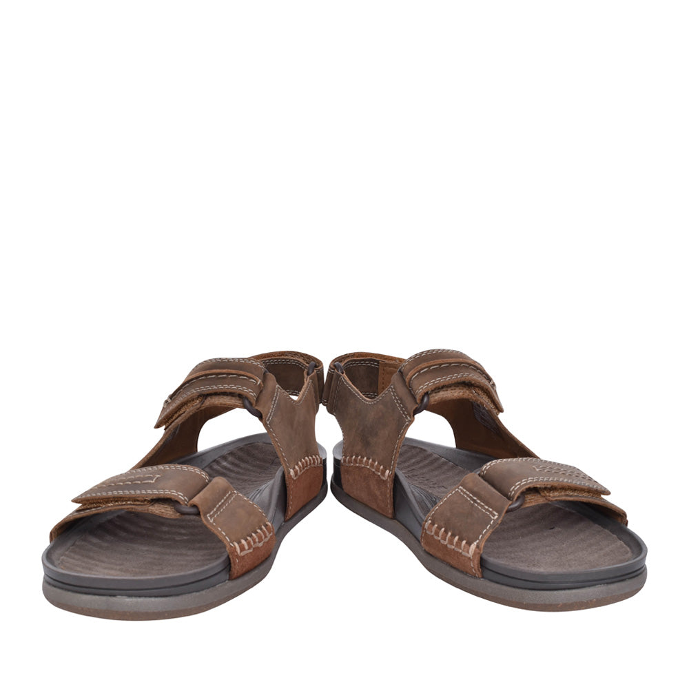 Mens Nature 5 Trail Leather G-fit Sandal In Brown