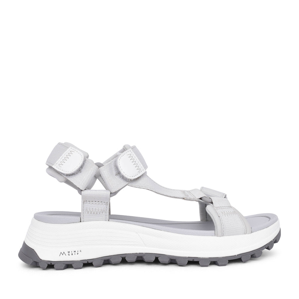 Ladies Atltrek Sport Textile Combi D-fit Sandal In White