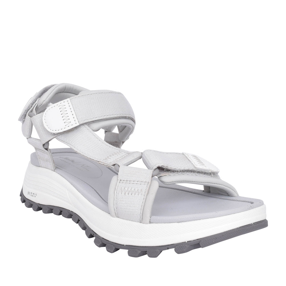 Ladies Atltrek Sport Textile Combi D-fit Sandal In White