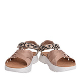 Ladies Dashlite Cros Leather D-fit Sandal In Bronze