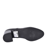 Ladies Freva55 Lily Leather D-fit Court Shoe In Black