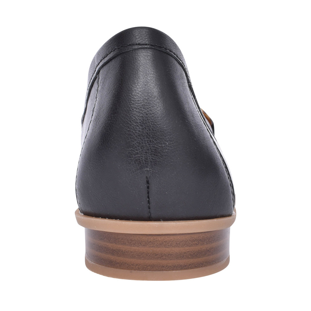 Ladies Sarafyna Iris Leather D-fit Loafer In Black
