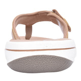 Ladies Brinkley Sea Syn D-fit Toe Post Sandal In Beige
