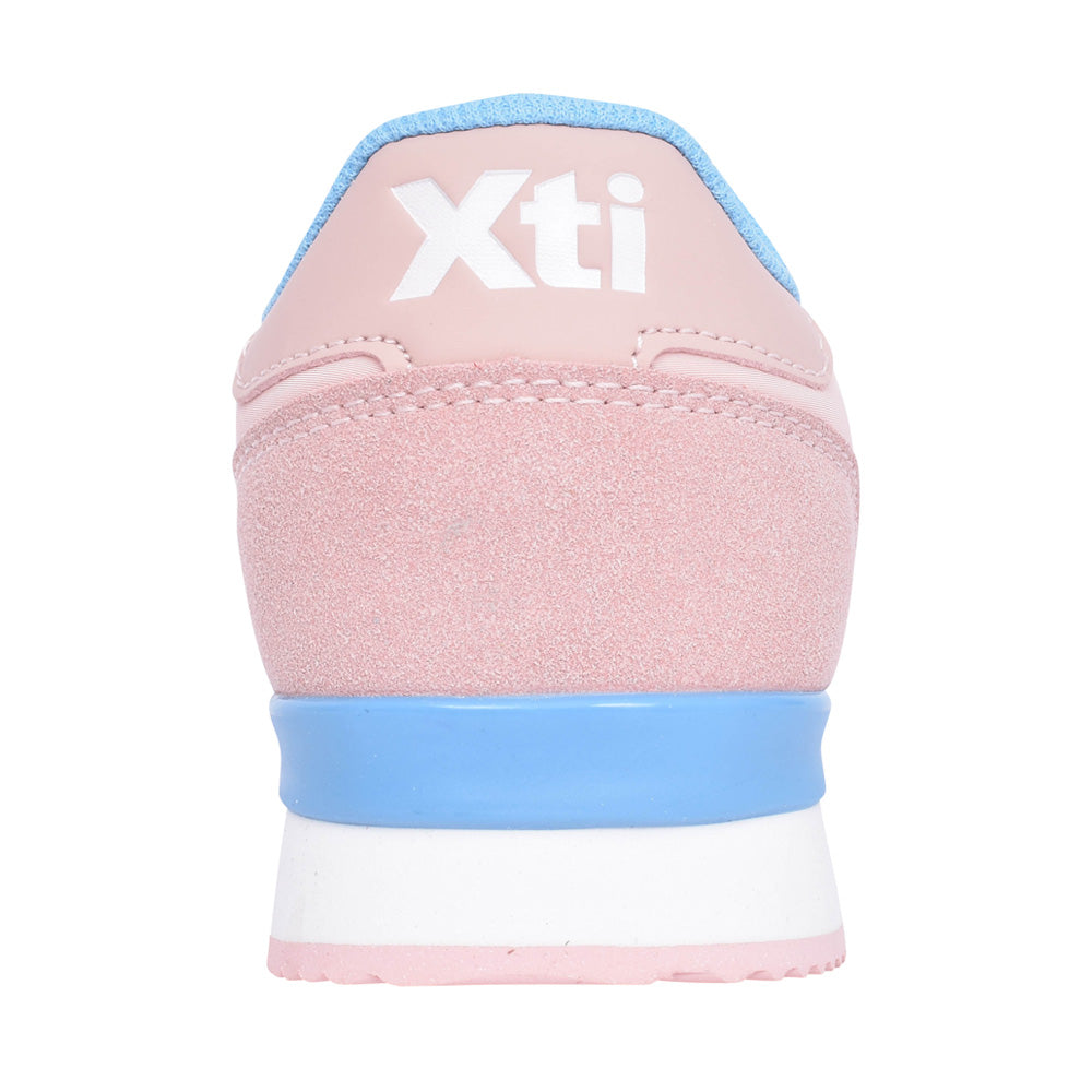 Ladies 141024 Laced Trainer In Pink
