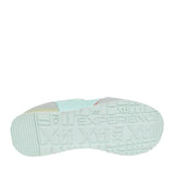 Ladies 141024 Laced Trainer In Aqua