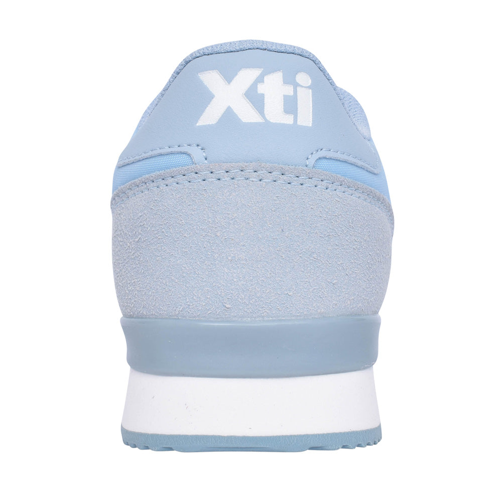 Ladies 141025 Laced Trainer In Blue