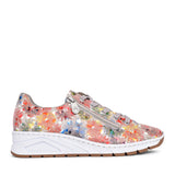 Ladies N3302 Laced Trainer In Multi-colour