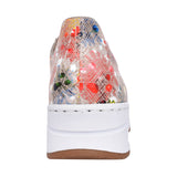 Ladies N3302 Laced Trainer In Multi-colour