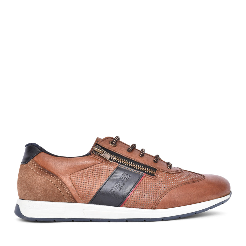 Mens 11927 Laced Shoe In Tan