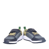 Boys Aeon Search K Kids Navy/ Green Velcro Trainer In Kids F Fit