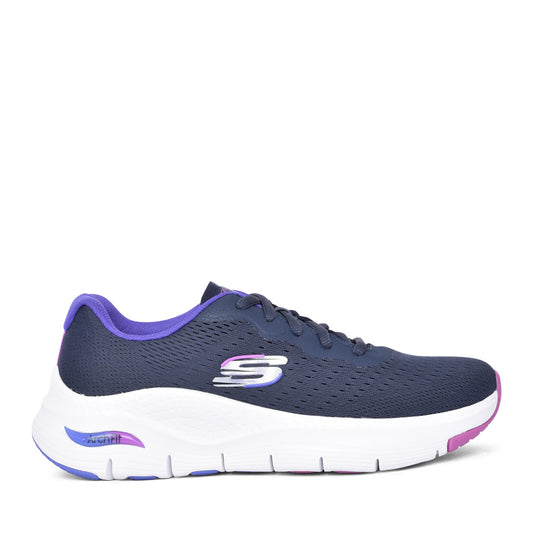 Ladies 149722 Infinity Cool Laced Trainer In Navy