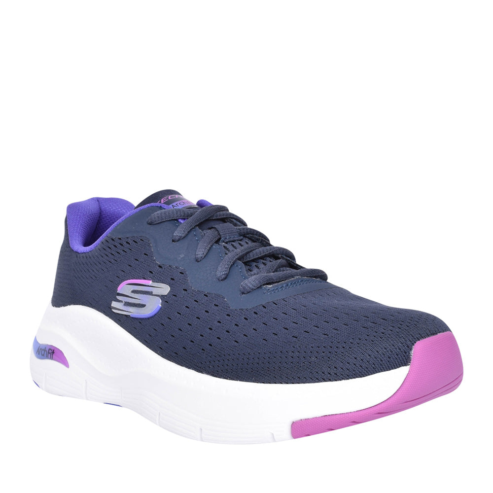 Ladies 149722 Infinity Cool Laced Trainer In Navy