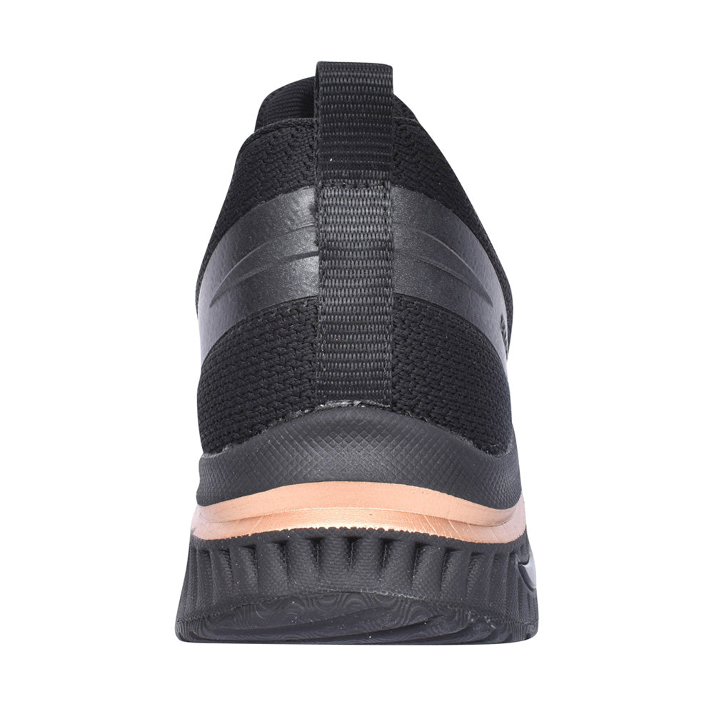 Ladies 155567 Arch Fit Miles Sonrisas Trainer In Black