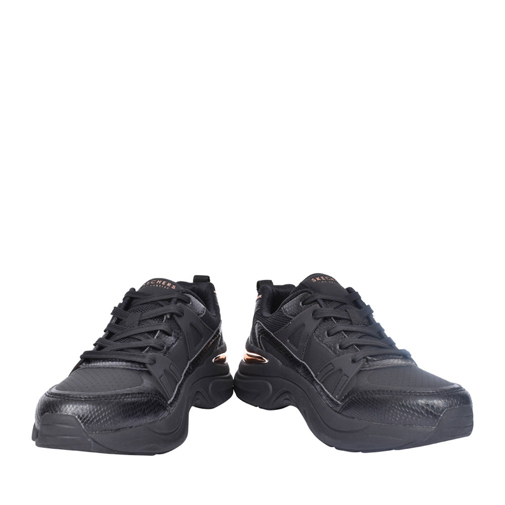 Ladies 177576 Hazel Laced Trainer In Black