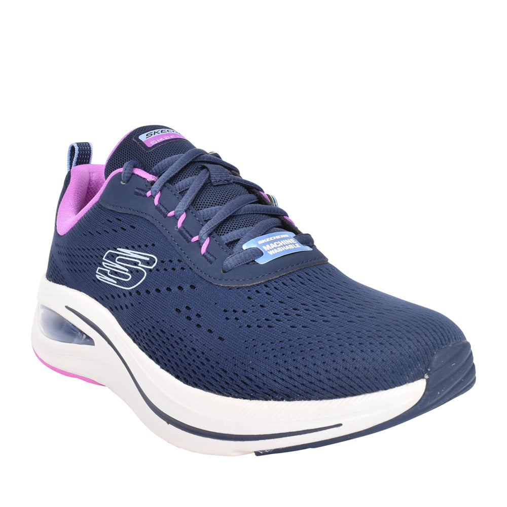 Ladies 150131 Skech-air Meta-aired Out Trai In Navy
