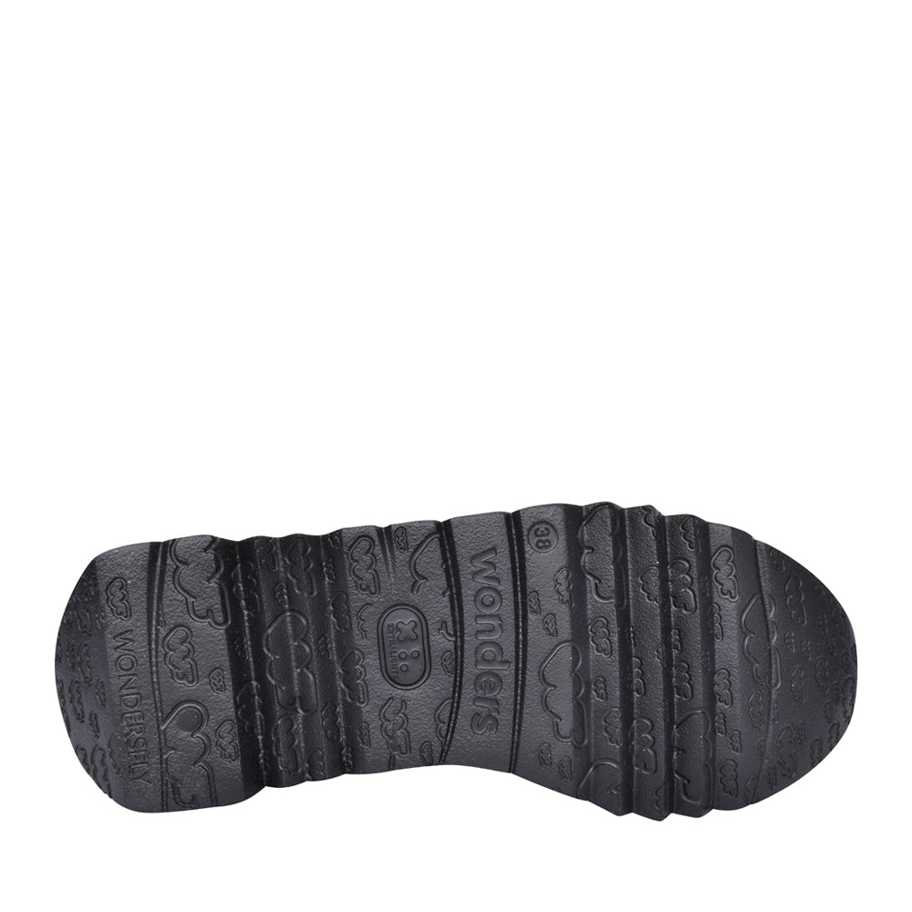Ladies E-6733 Wedge Slip-on Shoe In Pewter