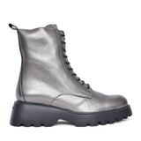 Ladies C-7205 Laced Calf Boot In Pewter