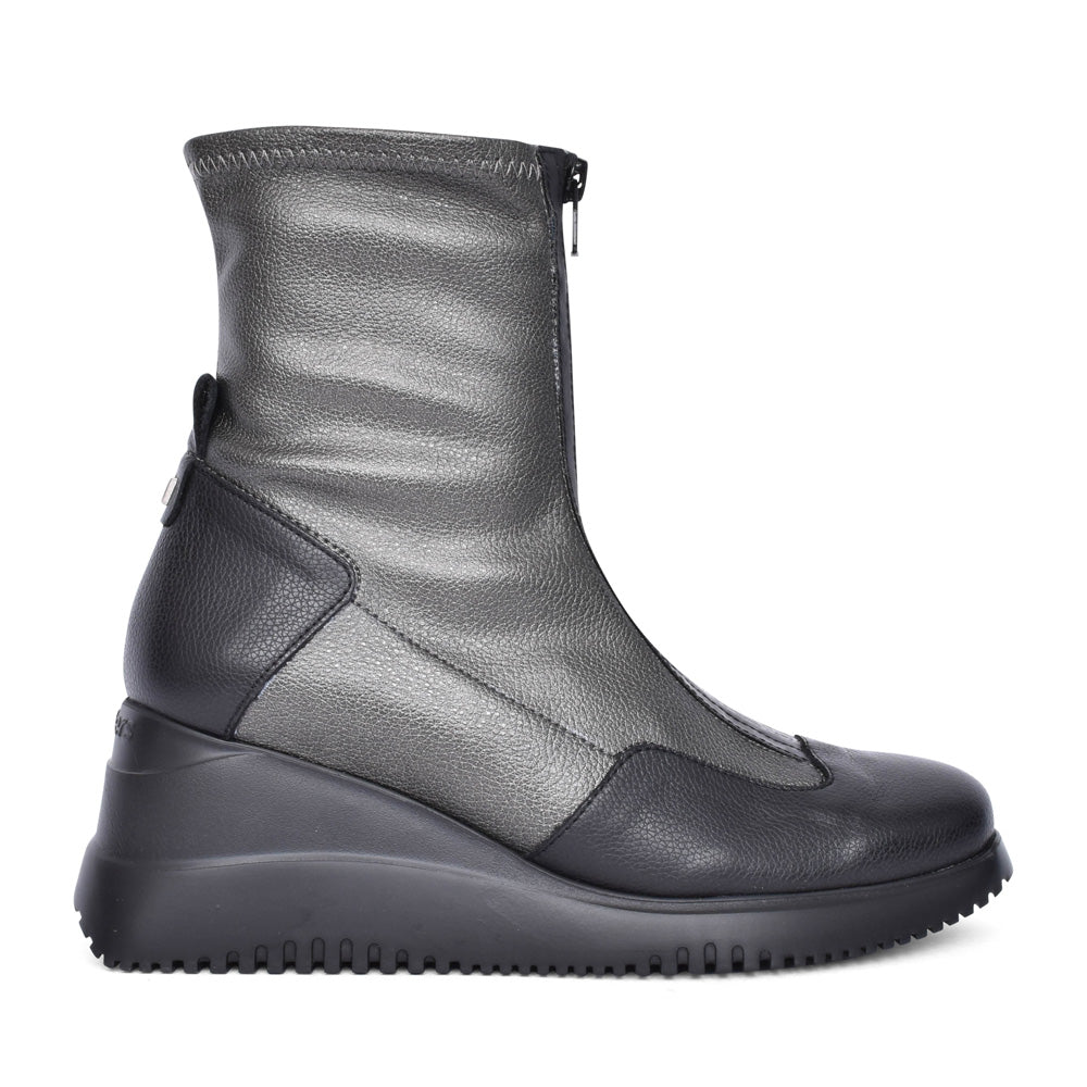 Ladies G-6614 Zip Boot In Black