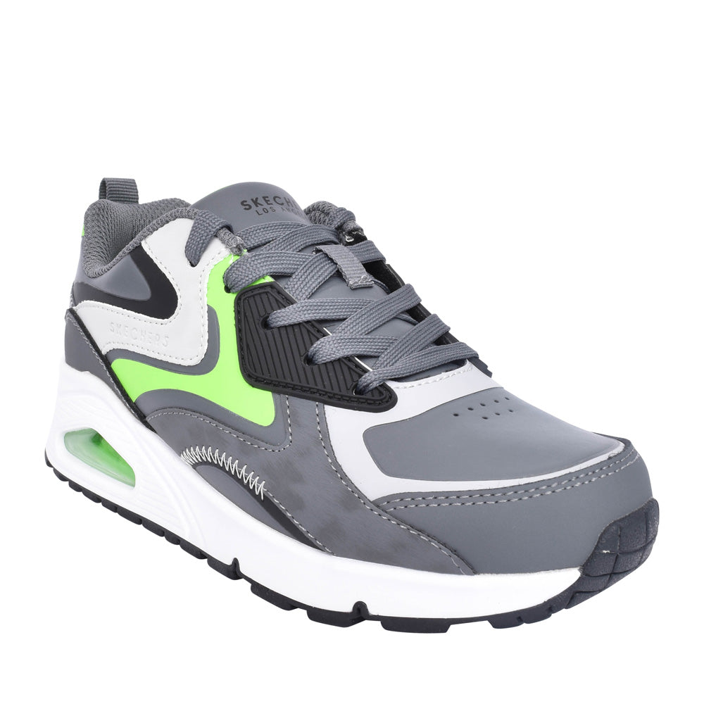 Boys 403647l Uno Gen Colour Surge Laced Trainer In Grey