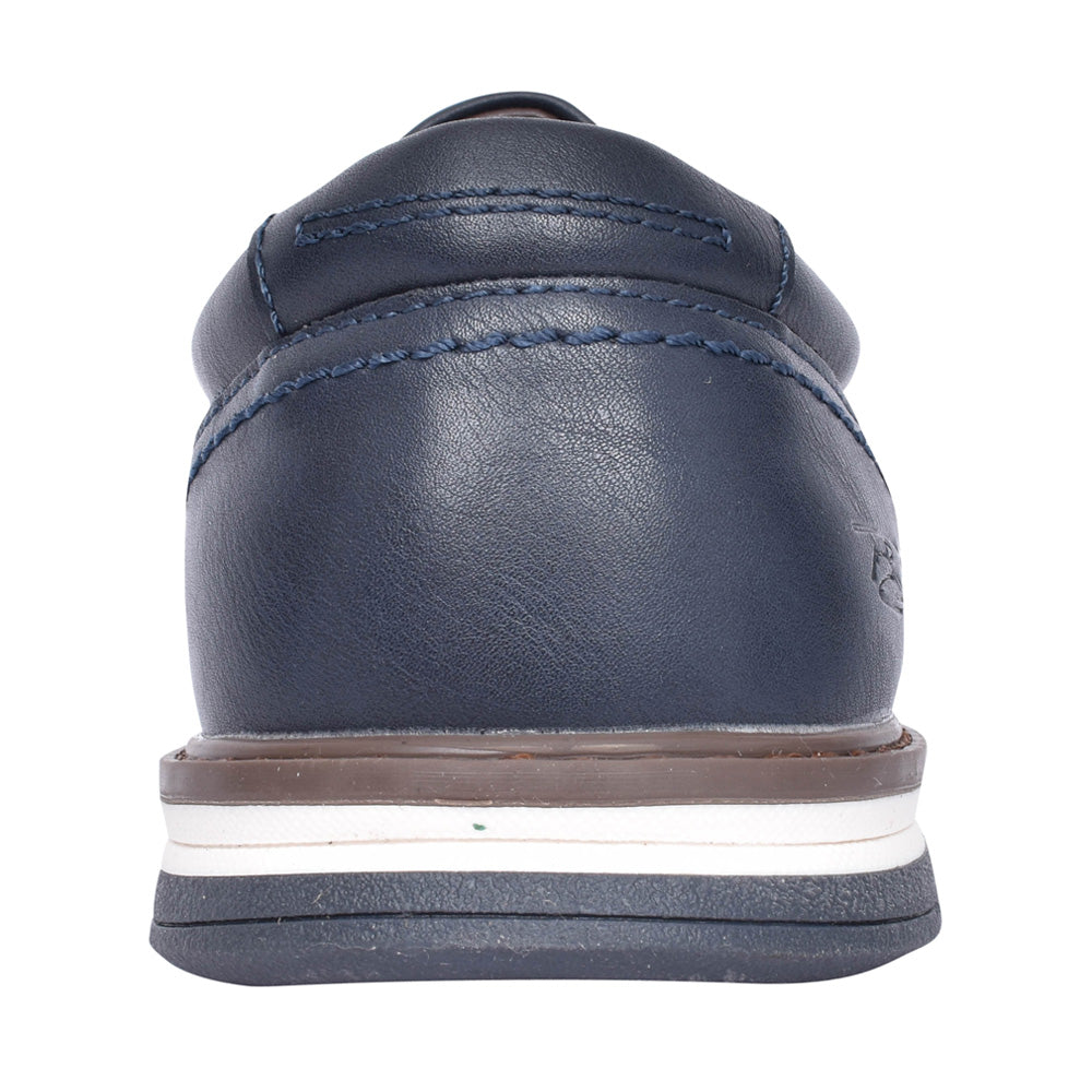 Boys Greaves Laced Shoe In Navy