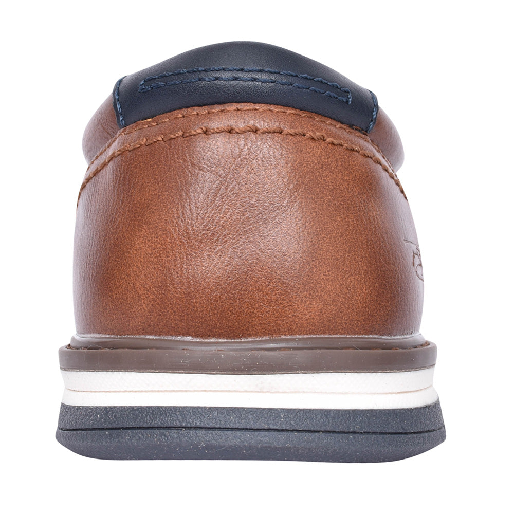 Boys Greaves Laced Shoe In Camel
