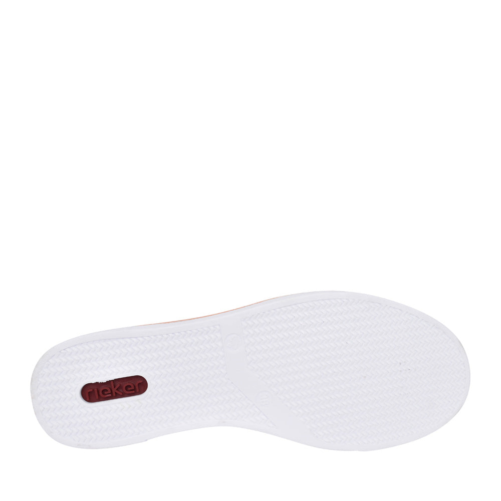 Ladies N49w1 Laced Trainer In Orange