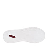 Ladies M7814 Laced Trainer In White Multi