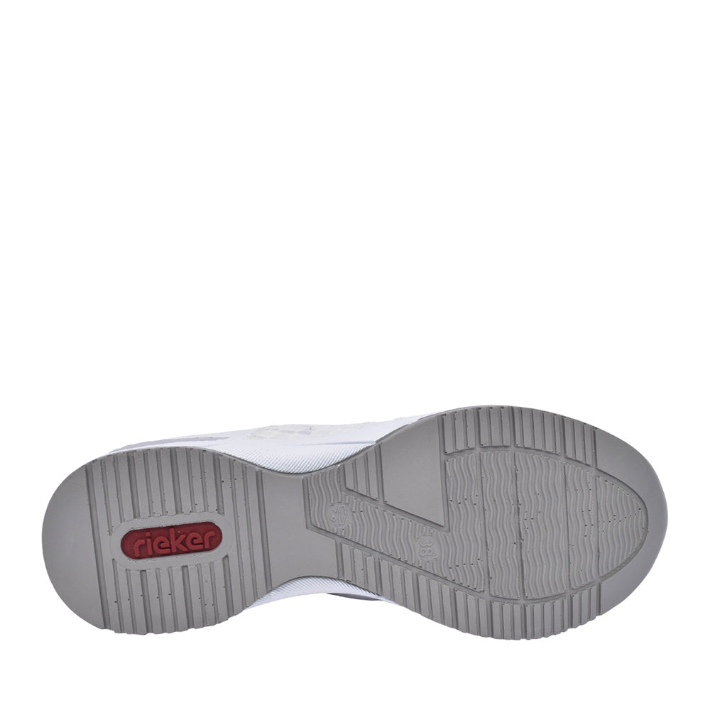 Ladies N4322 Laced Trainer In White