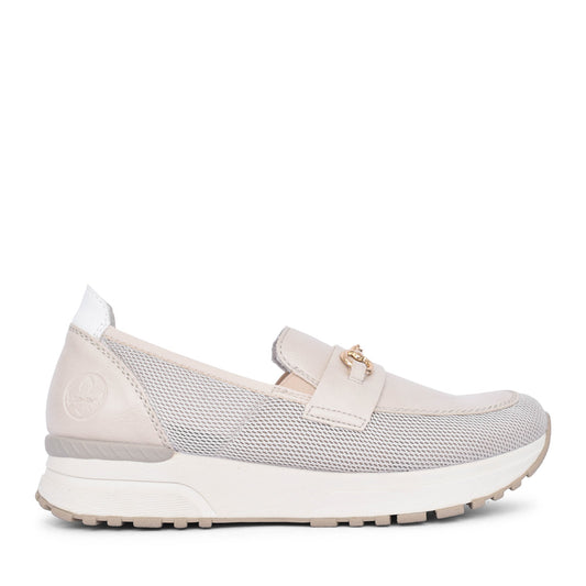 Ladies N7455 Slip-on Shoe In Ivory