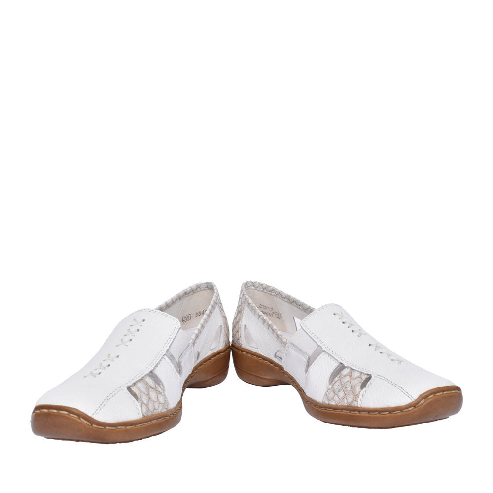 Ladies 41385 Slip-on Shoe In White