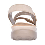 Ladies 64870 Velcro Sandal In Beige
