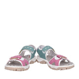 Ladies 68866 Double Velcro Sandal In Multi-colour