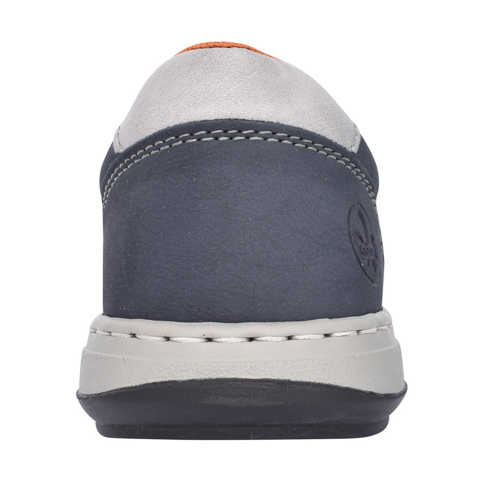 Mens 17302 Laced Trainer In Navy