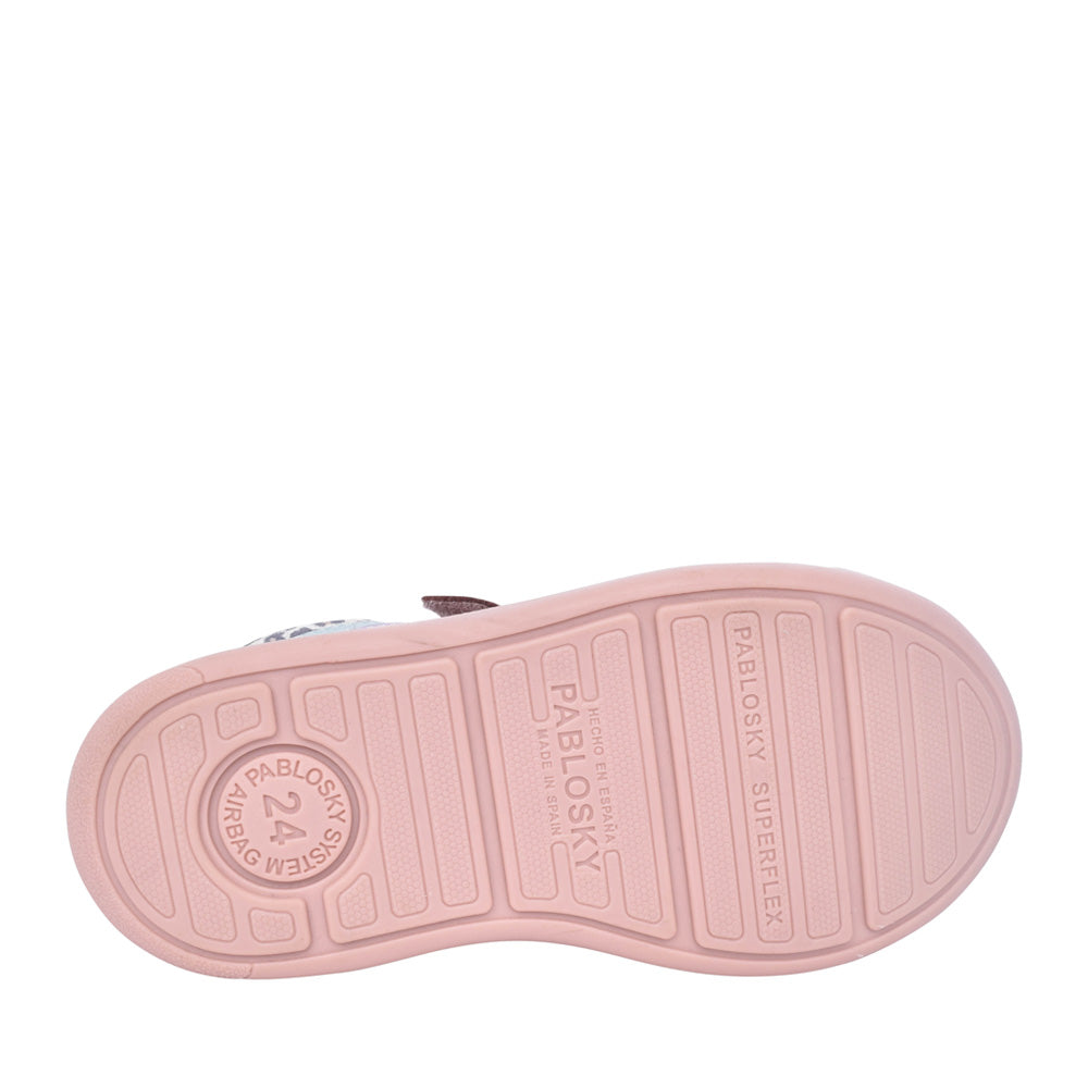 Girls 033875 Double Velcro Boot In Rose