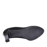 Ladies 5402 G-fit Medium Heel Court Shoe In Black