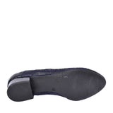 Ladies 1370 G-fit Quarter Brogue Shoe In Navy