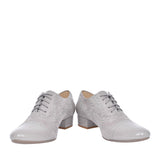 Ladies 1370 G-fit Quarter Brogue Shoe In Grey