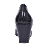 Ladies 5899 G-fit Wedge Court Shoe In Navy
