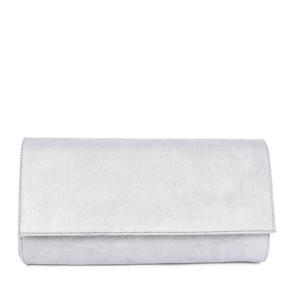 Ladies 310 Envelope Clutch Bag In Grey