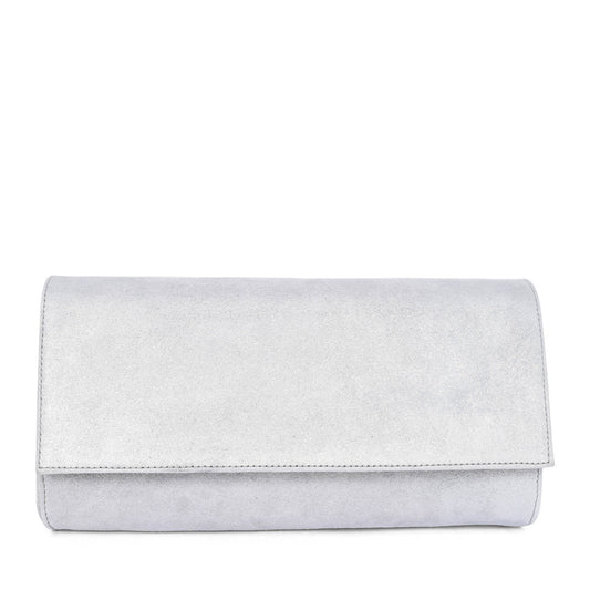 Ladies 310 Envelope Clutch Bag In Grey