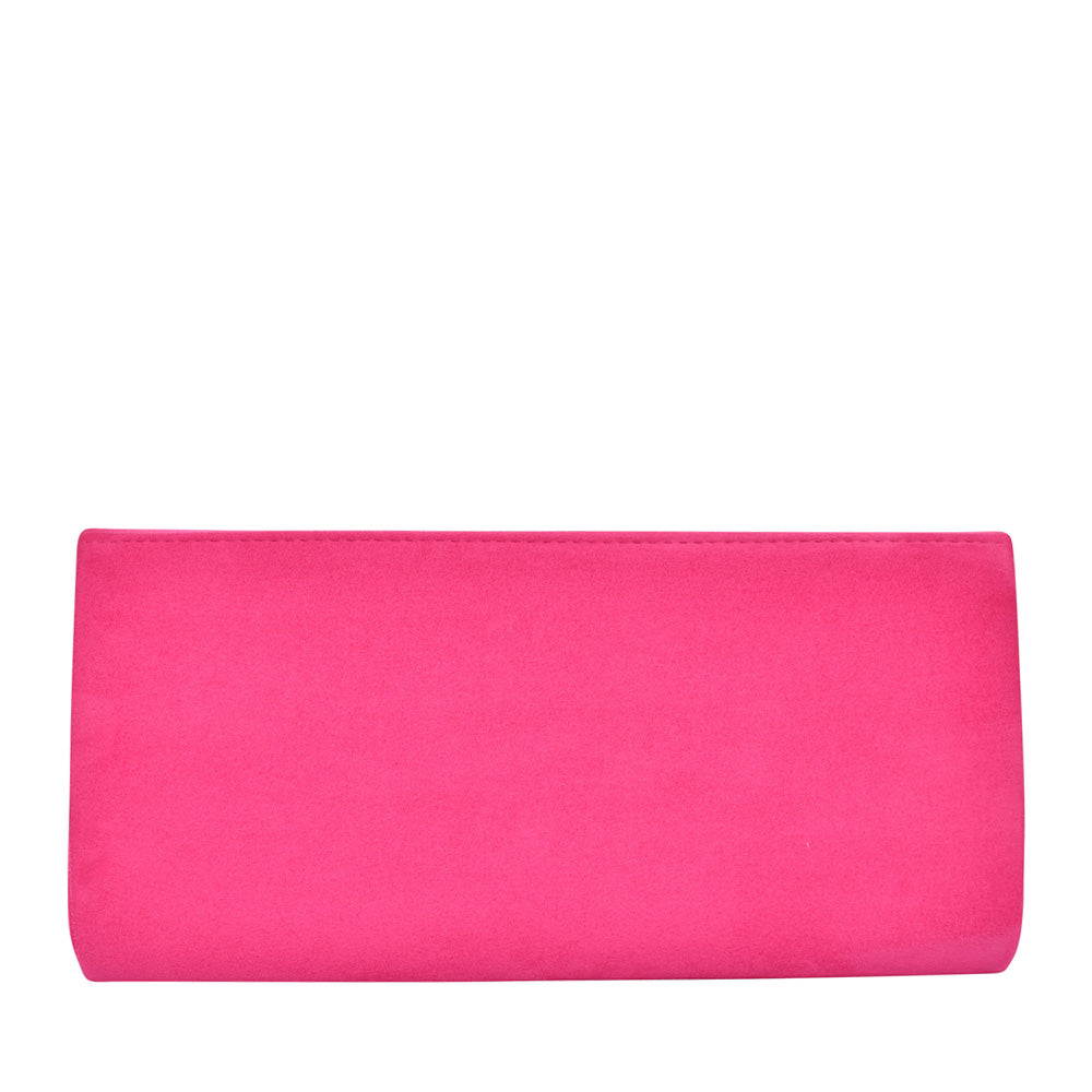Ladies Riverbank Clutch Bag In Hot Pink