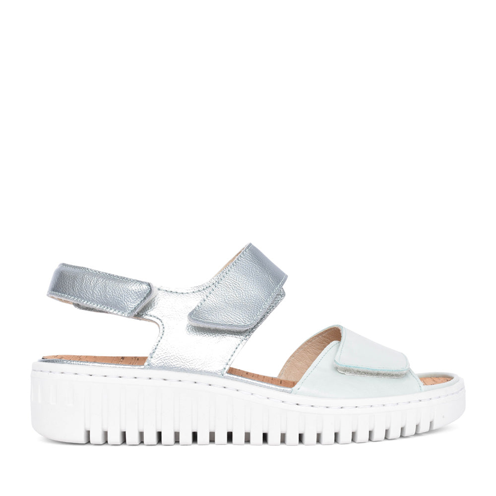 Ladies 955001 H-willow Velcro Sandal In Mint
