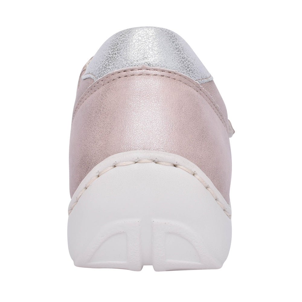 Ladies 496h31 Apricot Henni H-fit Velcro Shoe In Apricot