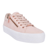 Ladies 5-23600 Laced Trainer In Rose