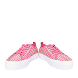 Ladies 5-23650 Laced Trainer In Fuchsia