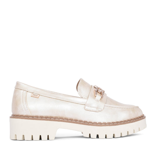 Ladies 5-24702 Loafer In Champagne
