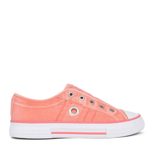 Ladies 5-24708 Slip-on Trainer In Peach