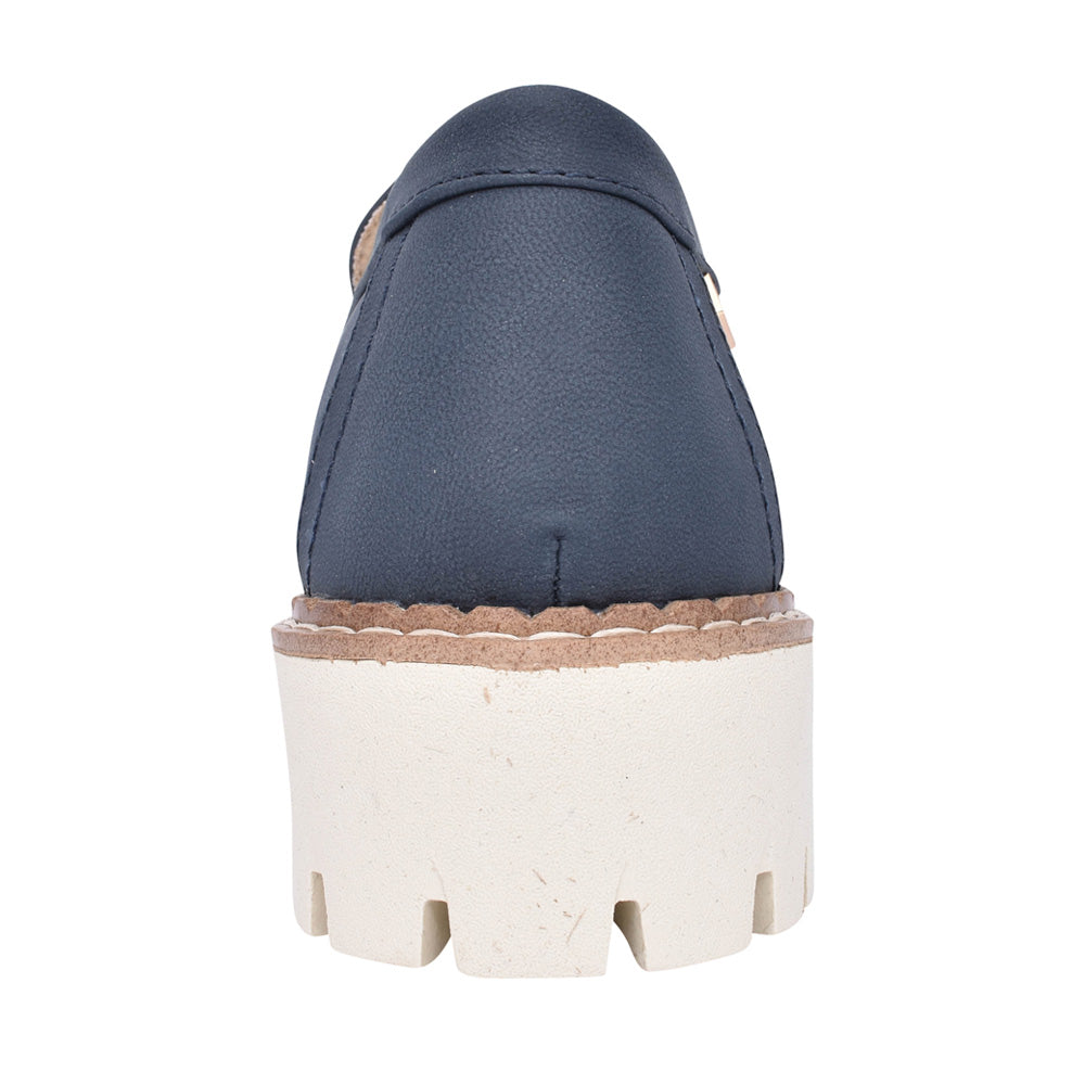 Ladies 5-24730 Slip-on Shoe In Navy