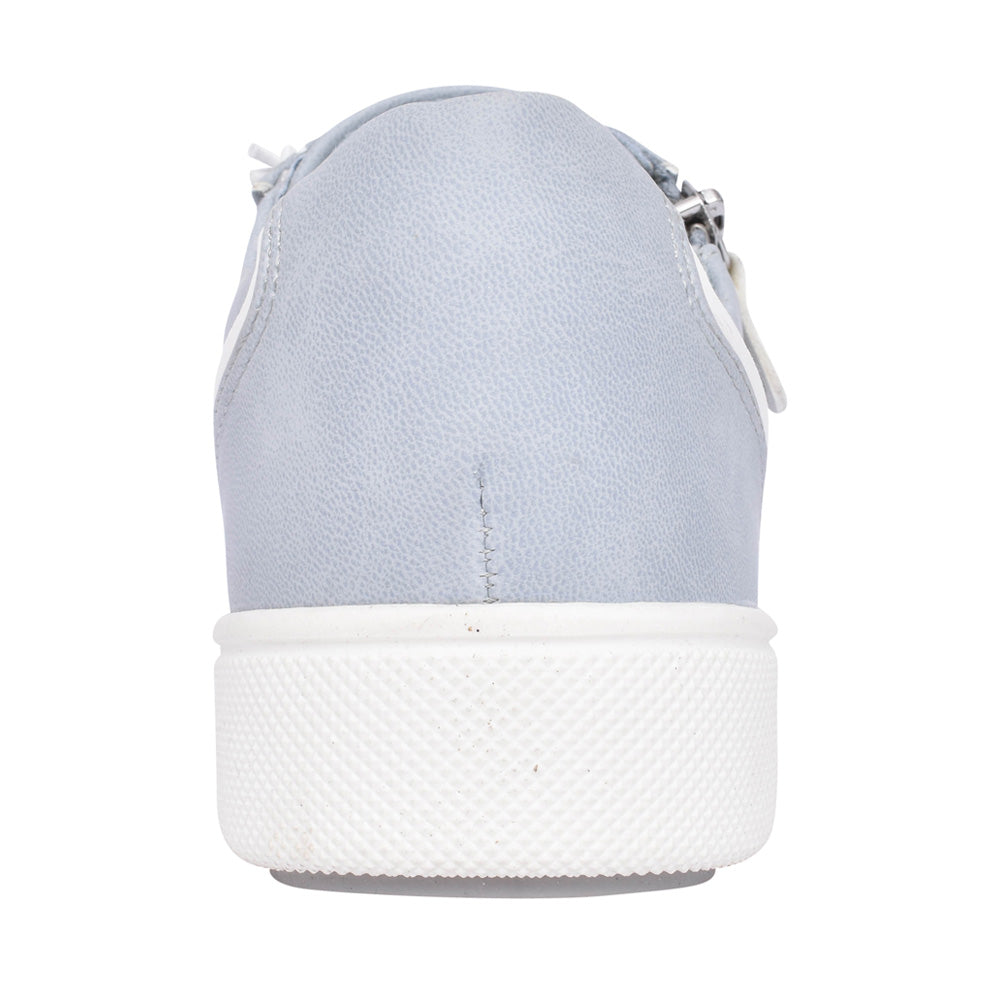 Ladies 8-23660 Laced Trainer In Sky Blue